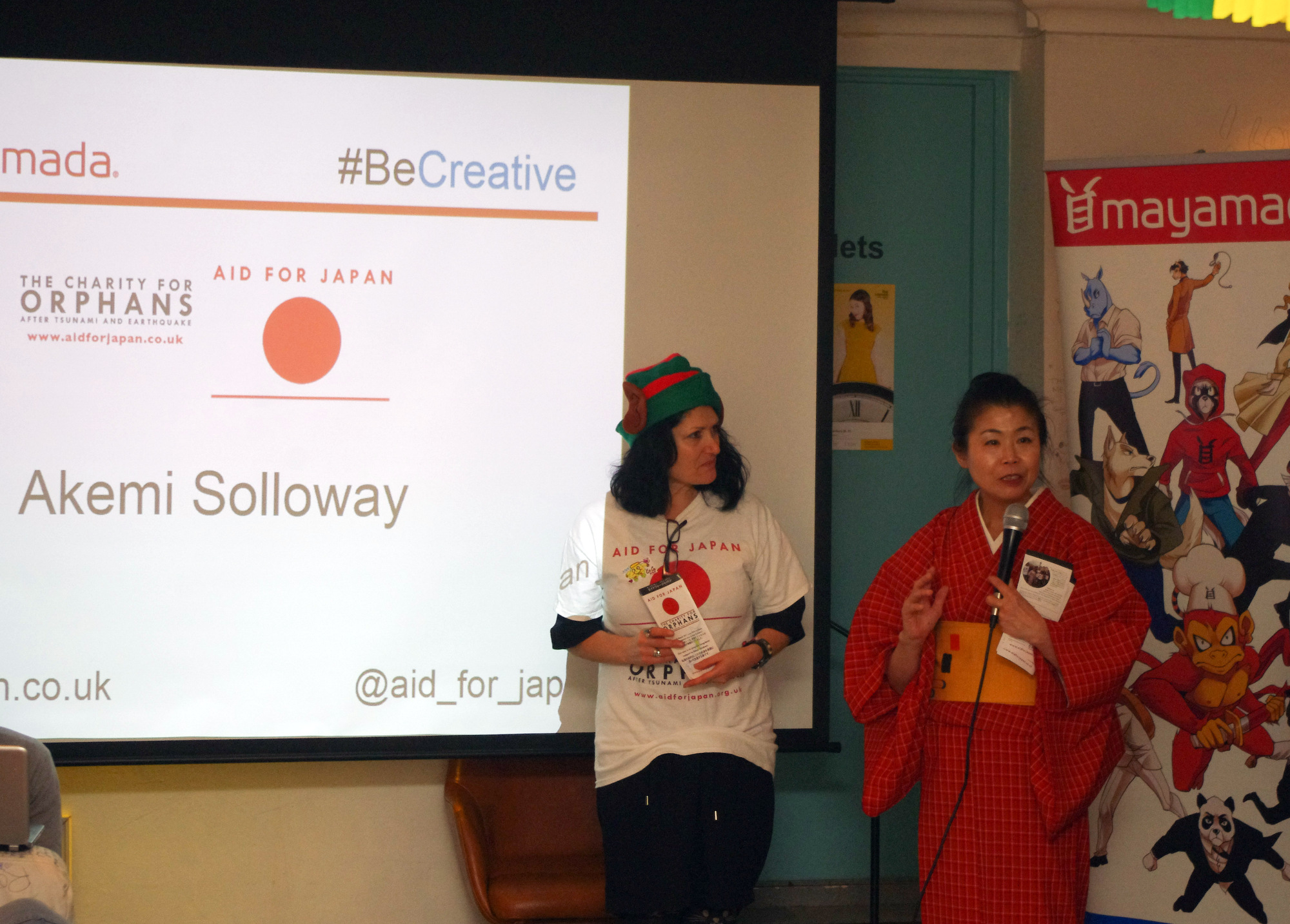 #BeCreative Launch Event - Aid For Japan