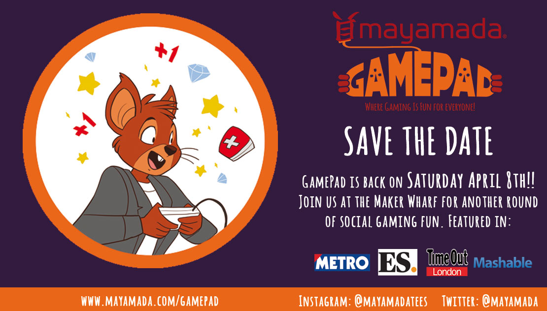 mayamada GamePad Spring 2017 - Save The Date